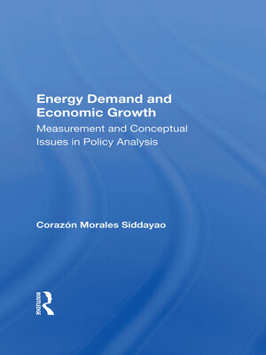 cover image of Energy Demand and Economic Growth
